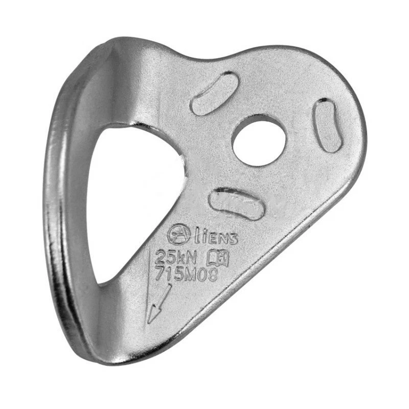 ALIENS BERGSPORT Aliens Bohrhakenlasche M8 Bohrhaken Anschlageinrichtung Klettern für Karabiner