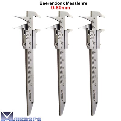 Beerendonk probe compass KFO dentist measuring gauge measuring compass Züricher calliper