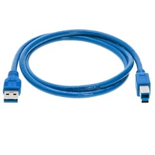 USB 3.0 Cable 3FT Male to Male Type A to Type B Double Sided Cord for Data Tr...