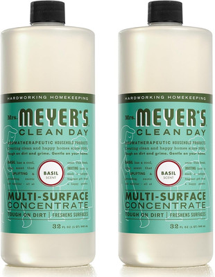 Multi-Surface Cleaner Concentrate, Use to Clean Floors, Tile, Counters, Basil, 3