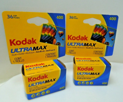 s624 Kodak UltraMax 400 Film 2 Roll 36 Exposures New & Sealed expired 06/2017(2)