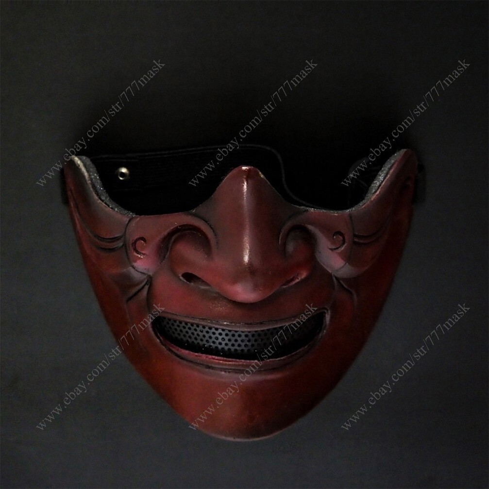 Samurai Mask Mempo Airsoft Paintball Halloween Costume Cosplay