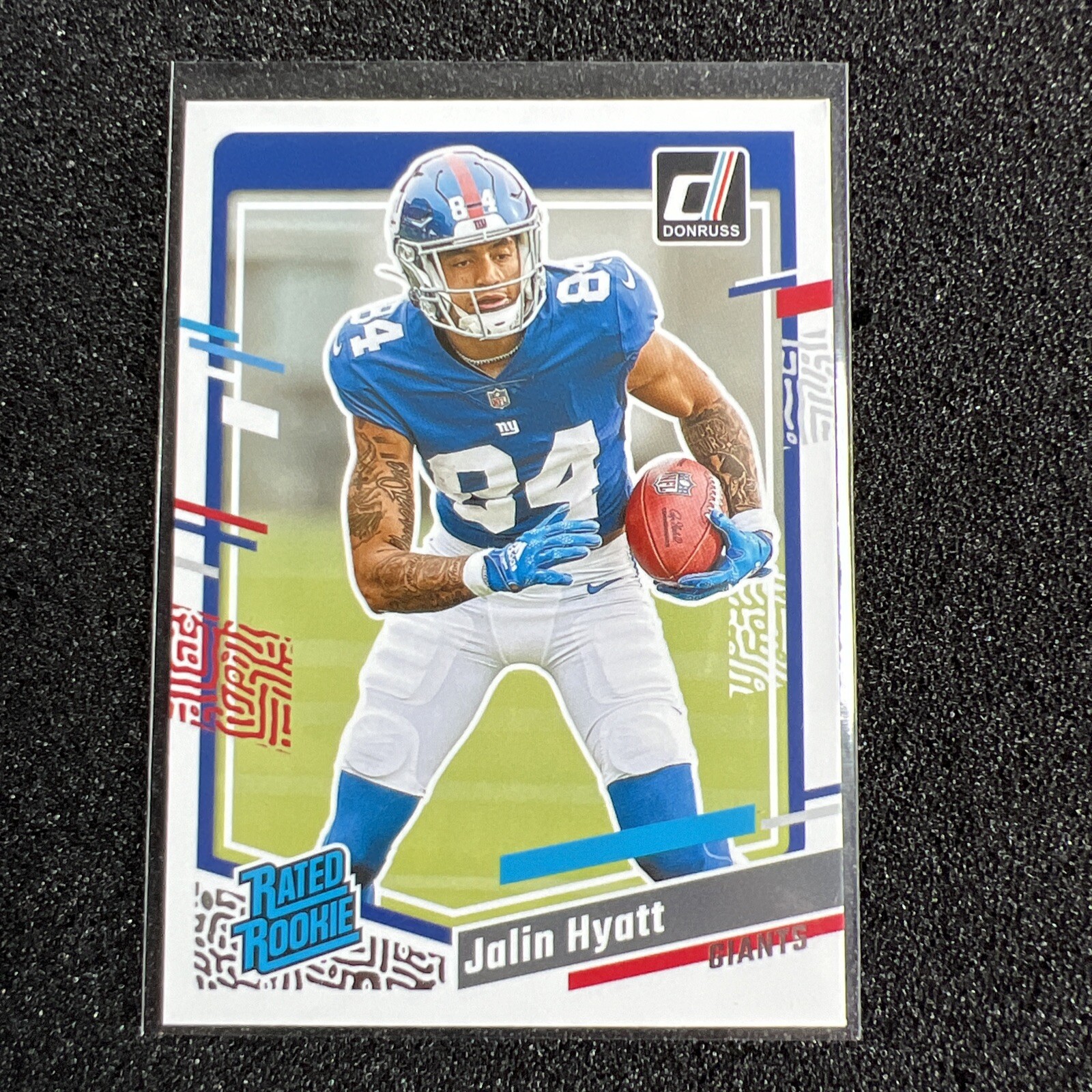 2023 Panini Donruss - Rated Rookie #378 Jalin Hyatt (RC) Giants