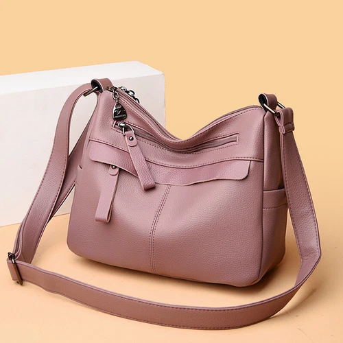 Women Faux Leather Shoulder Bag Tote Purse Handbags Messenger Crossbody Satchel - Bild 8 von 15