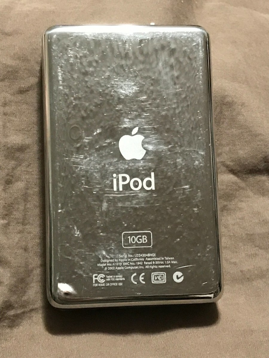 VINTAGE Apple iPod 2nd Generation 10GB A1019 Refurbished Works