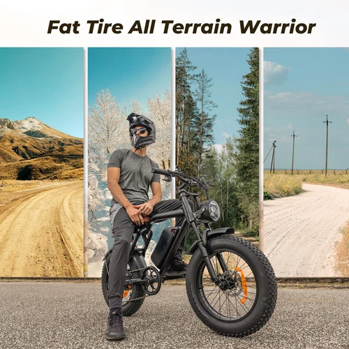Megawheels Electric Bike 48V/15.6AH 20/33MPH Ebike 20" Tire Motobike for Adult - Picture 5 of 7