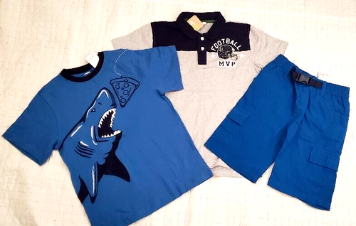 Nwt Gymboree Gap Boys Lot 8 Summer Outfit Shorts set Top Tee NEW - Picture 2 of 12