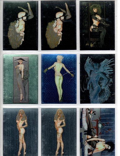 The Best of Olivia Chromium 1994 Comic Images Base Set of 90 Cards + 9 Variants - Picture 15 of 24