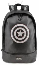 Image of OFFICIAL MARVEL CAPTAIN AMERICA LOGO PREMIUM BACKPACK RUCKSACK BAG BNWT KAR