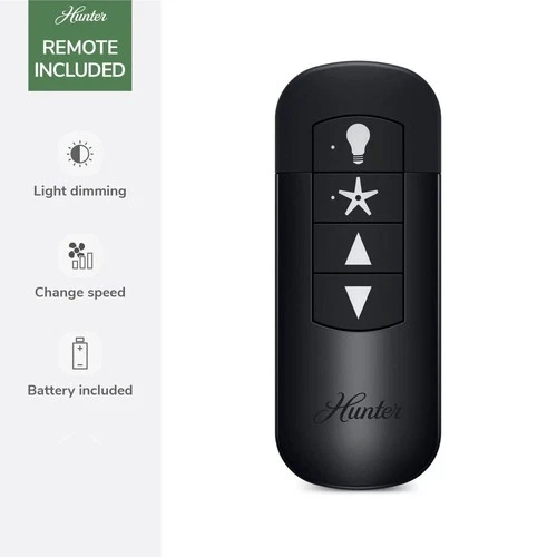 Hunter 52 inch Hampshire Ceiling Fan LED Light Remote Control Rustic Farmhouse - Picture 12 of 12