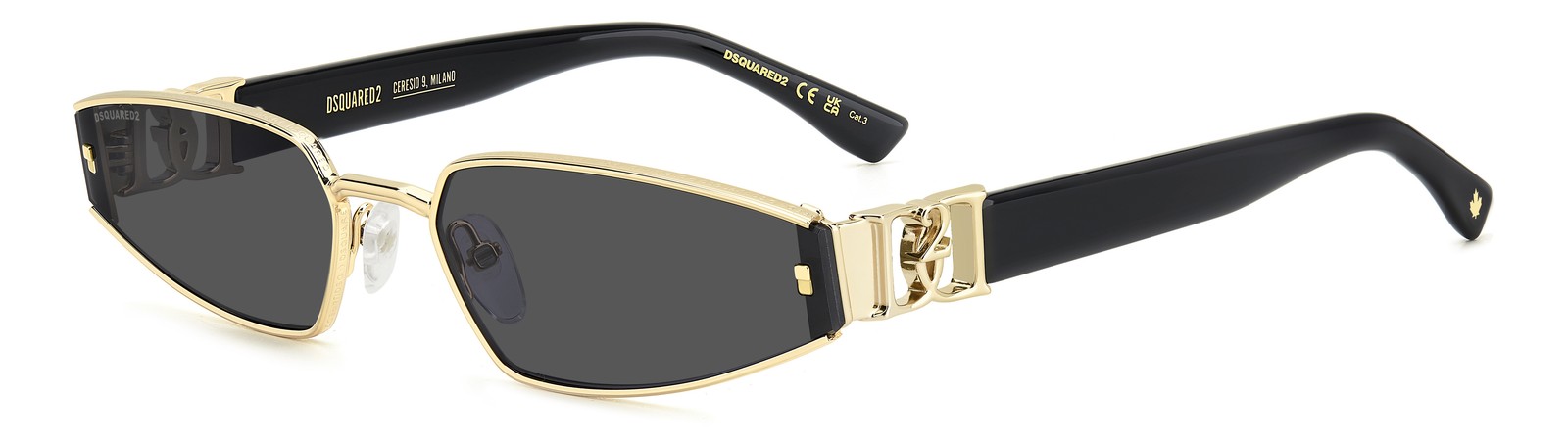 Dsquared2 Sonnenbrille D2 0168S 000IR Gold Grau Damen 38190₽