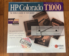HP Colorado T1000E External Tape Drive Parallel Open box New Vintage