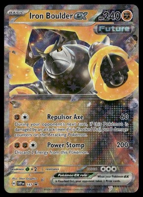 Iron Boulder ex 147 Holo Promo Scarlet & Violet Promo Pokemon NM/M