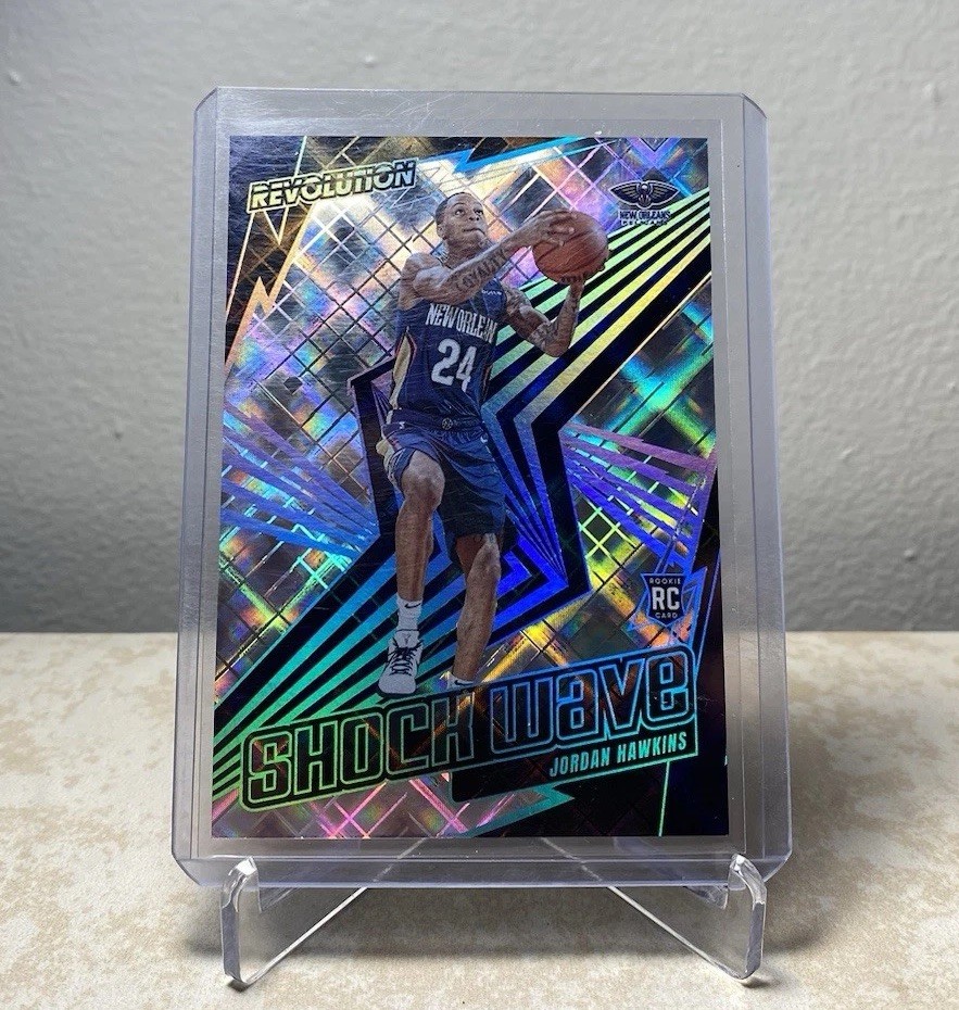 2023-24 Panini Revolution Shockwave Jordan Hawkins Cosmic 24/99 jersey number
