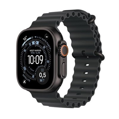 Apple Watch Ultra 3 GPS + Cellular 49mm Schwarz Titangehäuse mit Black Ocean Ban