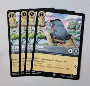 eeyore lorcana card - Fabled - - Overstuffed Donkey (Common) you may choose a character of theirs Eeyore Lorcana