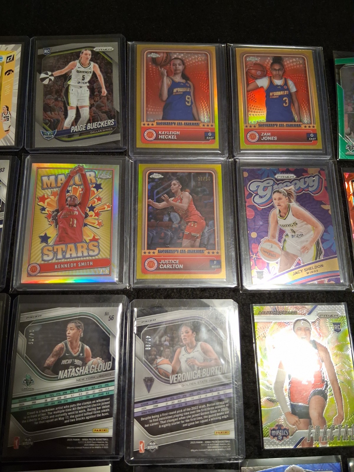 Huge WNBA Lot #’d Select, Prizm, Autos Color, Numbered Caitlin Clark RC Paige RC view 8