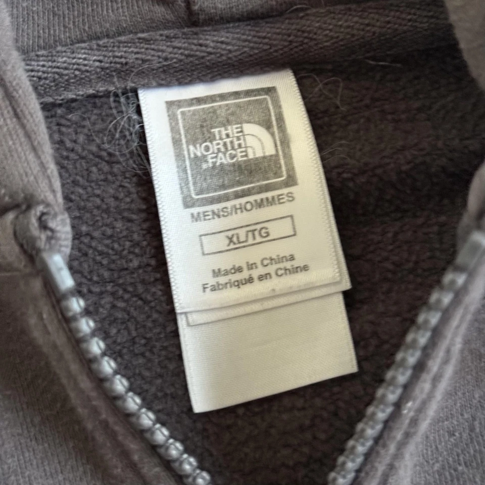 Sudadera con Capucha The North Face Para Hombre XL Gris Cremallera Completa Bordada Heavenly Lake Tahoe Foto 4 de 4