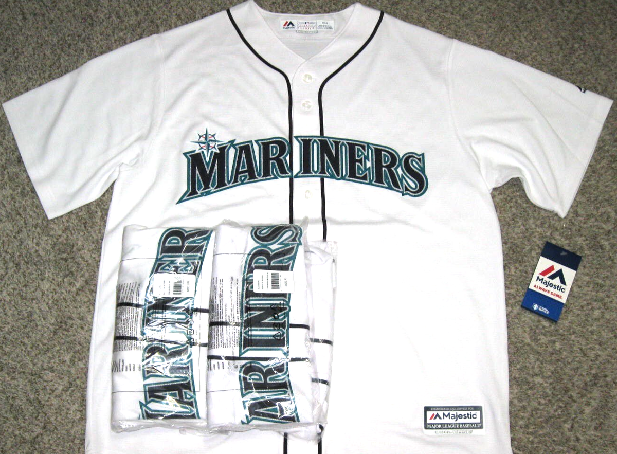 Seattle Mariners Men's Home White Majestic Cool Base Replica