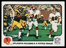 1977 Fleer Team Action Set-Break #30 A Futile Chase , VGEX , (HUCK'S)