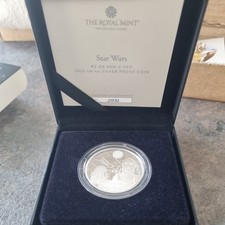 1oz Star Wars Silver Proof Coin R2D2 and C3P0 2023 Royal Mint