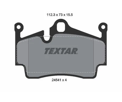 TEXTAR Bremsbeläge HINTERACHSE für PORSCHE 718 BOXSTER CAYMAN - Bild 1 von 2