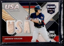Andrew Vaughn 2020 Panini Elite Extra Edition #USAM-AV USA Bat Relic