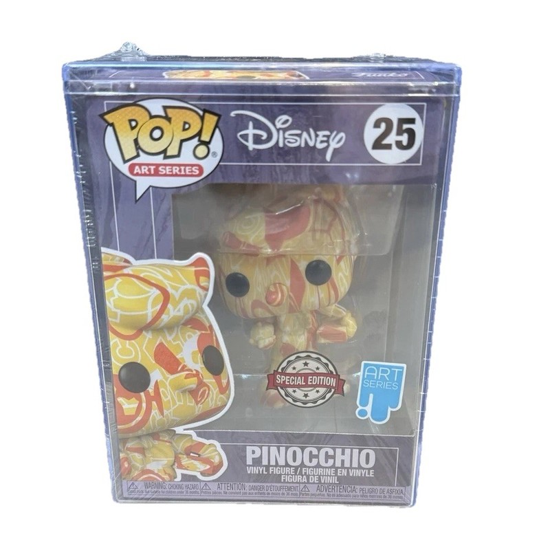 Funko Pop! Art Series Disney: Pinocchio #25 Amazon Exclusive + Hard Stack Case