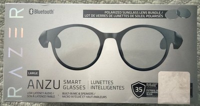 Razer Anzu Round Large Bluetooth Smart Glasses Brand New