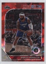 2019 Panini NBA Hoops Premium Stock Red Cracked Ice Prizm Marcus Morris Sr 2k3