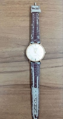 Enicar Ultrasonic Hand-Wound Gold Wristwatch Used Mechanical Vintage
