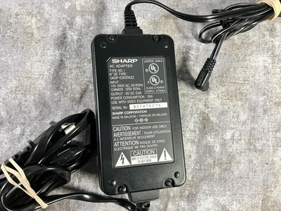 Genuine Sharp UADP-0303TAZZ AC Adaptor with power cord 9V 09A