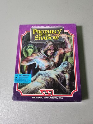 1992 SSI Prophecy of the Shadow PC Role Playing Computer Game Big Box