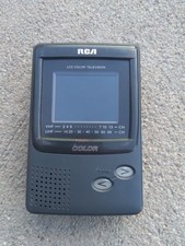 RCA LCD Color TV Portable Black Vintage