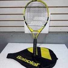 Babolat Pure Drive NadalJR 23 Tennis Racquet Black Yellow  3 3/4” 98 Sq/inch