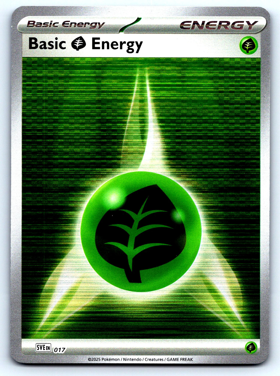 Basic Grass Energy Scarlet & Violet Energies #17 Reverse Holo NM Pokemon Card