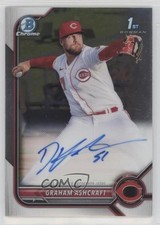 2022 Bowman Chrome Prospect Auto Graham Ashcraft #CPA-GA Auto 16mf