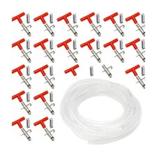 20Pcs Lagomorph Drinking Bottles and Hose for Impermeable Watering in Cages