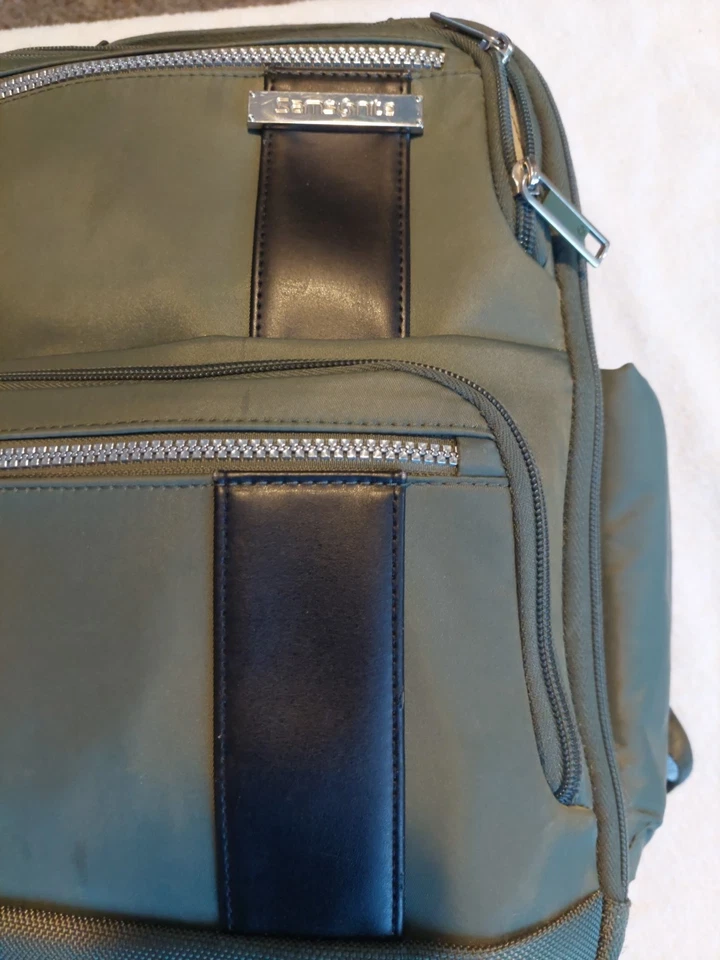 Samsonite Recyclex Rucksack Grün Recyclingmaterial Neu Mit Etikett - Bild 2 von 4