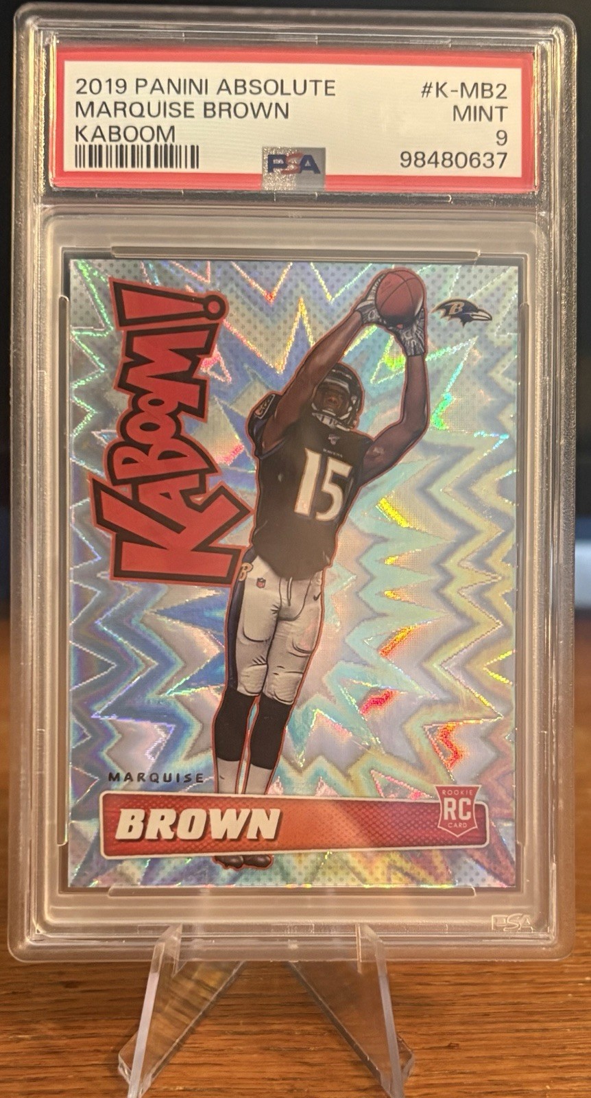 Marquise Brown Panini Absolute Kaboom! #KMB2 Base