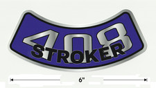 Purple 408 Stroker Air Cleaner Decal Sticker For Dodge Plymouth Chrysler Mopar Purple 408 Stroker Air Cleaner Decal Sticker For Dodge Plymouth Chrysler Mopar