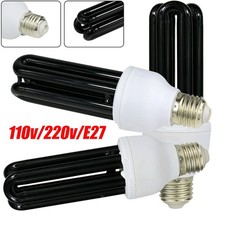 110V/220V Blacklight Low Energy UV Light Screw Ultraviolet Lamp Bulb E27/E26