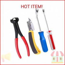 Construction and Upholstery Staple Remover Tack Puller Nail Remover Tool Set Nai