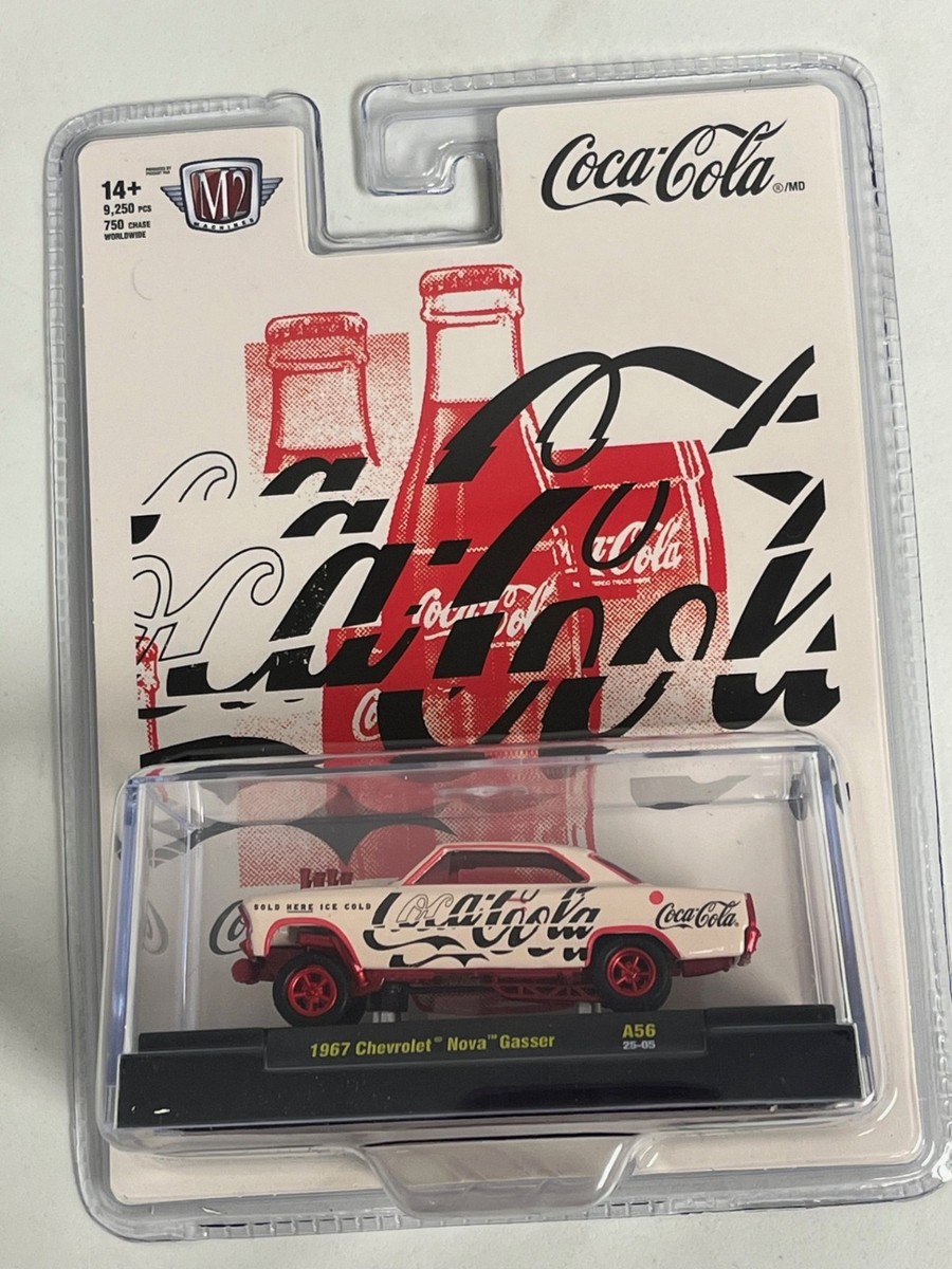 M2 Machines Coca-Cola 1967 Chevrolet Nova Gasser Chase 1/750 1:64
