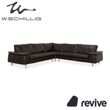 Willi Schillig Leder Ecksofa Braun Sofa Couch