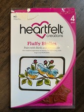 Heartfelt Creations Fluffy Birdies Cling Stamps HCPC-3646