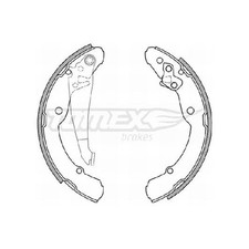 Bremsbackensatz hinten für Skoda Roomster 5J7 5J id61118