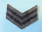 RAAF (Royal Australian Air Force) 1 Sgts Chevron/Stripes - WW2 Uniform Removed.