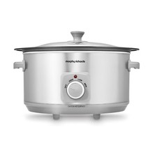 Morphy Richards Sear And Stew 6.5l Slow Cooker  Aluminium BD