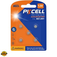 AG3 1.5V Battery LR41 392 384 192 Button Alkaline Cell for Digital Thermomete...